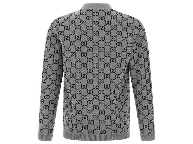 Gucci Reversibler GG Woll-Jacquard-Cardigan - Ansicht 6