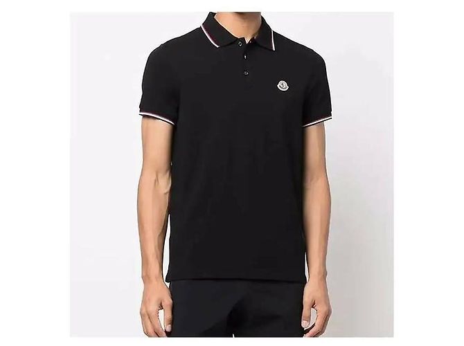 Moncler Polo aus Baumwoll-Piqué mit Besatz - Ansicht 5