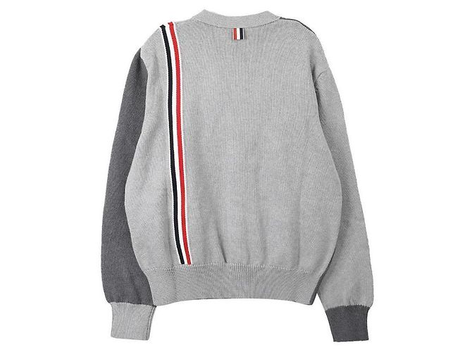 Thom Browne Cardigan mit V-Ausschnitt Braun - Ansicht 4
