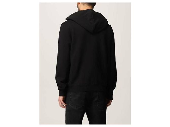 Saint Laurent Logo Signature Crop Hoodie - Ansicht 5