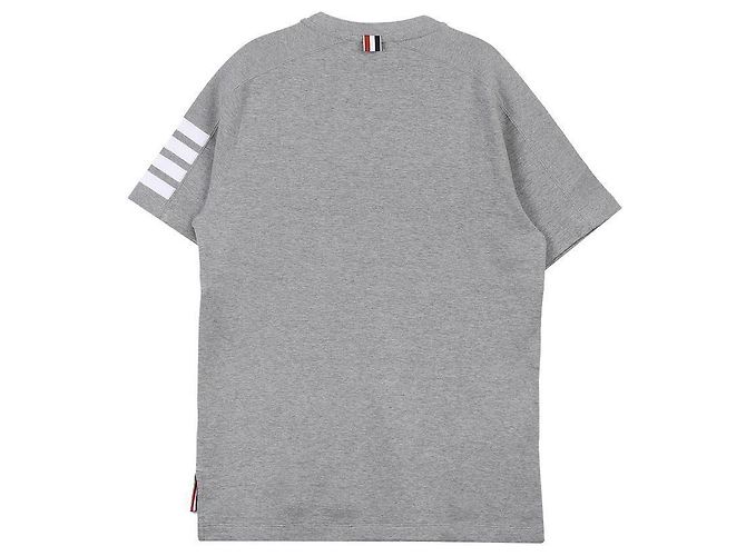 Thom Browne T-shirt a righe Bar - vista 4