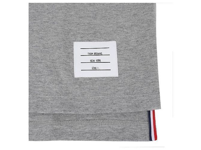 Thom Browne T-shirt a righe Bar - vista 9