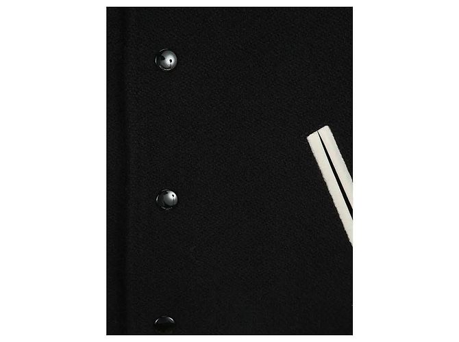 Saint Laurent Teddy Bomberjacke Schwarz - Ansicht 6