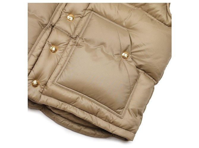 Céline Chaleco acolchado de cuello alto con parche de logo y botones a presión - vista 8