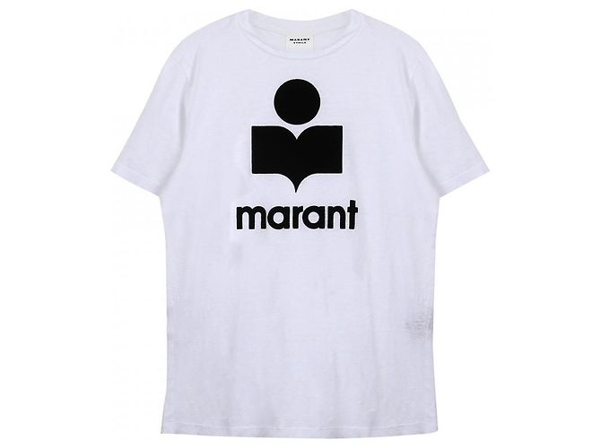 Isabel Marant Leinen T-Shirt mit kurzen Ärmeln - Ansicht 4