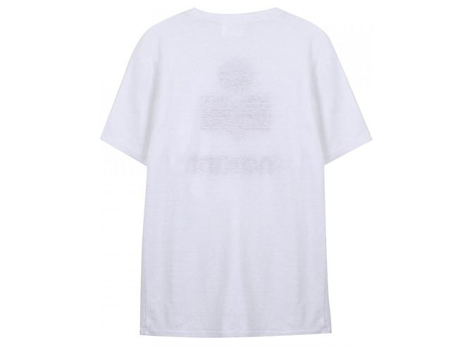 Isabel Marant Leinen T-Shirt mit kurzen Ärmeln - Ansicht 5