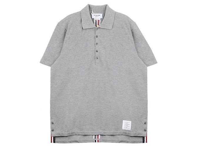 Thom Browne Polo Marrone - vista 3