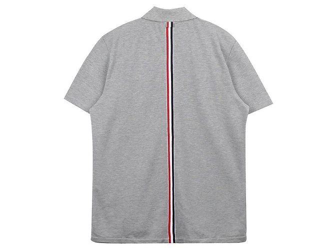 Thom Browne Polo Marrone - vista 4