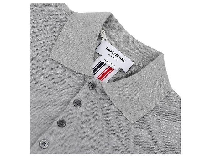 Thom Browne Polo Marrone - vista 5