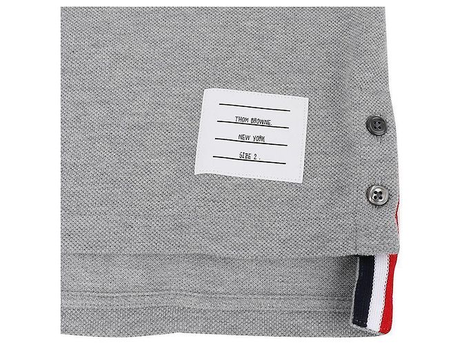 Thom Browne Polo Marrone - vista 8