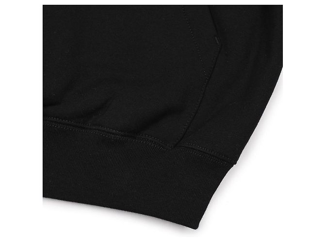 Gucci Hoodie aus Baumwolljersey mit bestickten Details Schwarz - Ansicht 8