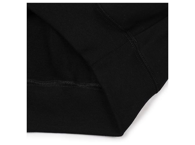 Gucci Hoodie aus Baumwolljersey mit bestickten Details Schwarz - Ansicht 9