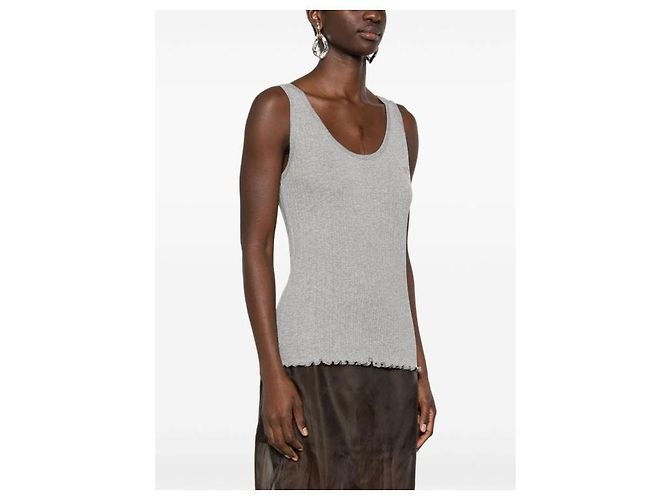 Fendi Top de Jersey Azul Claro - vista 6