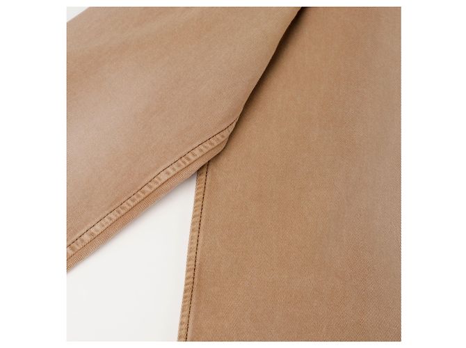 Gucci Tamaño largo sin mangas bordado con logo marrón - vista 5