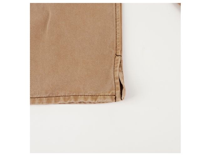 Gucci Tamaño largo sin mangas bordado con logo marrón - vista 6