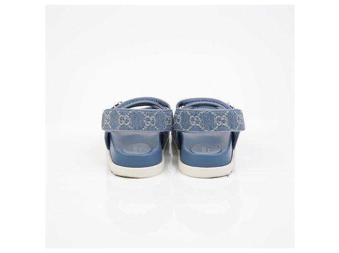 Gucci Double Sandalen Blau - Ansicht 6
