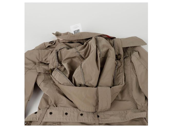 Burberry Abrigo trench con capucha Tamaño Castaño - vista 12