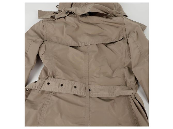 Burberry Abrigo trench con capucha Tamaño Castaño - vista 14