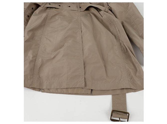 Burberry Abrigo trench con capucha Tamaño Castaño - vista 15