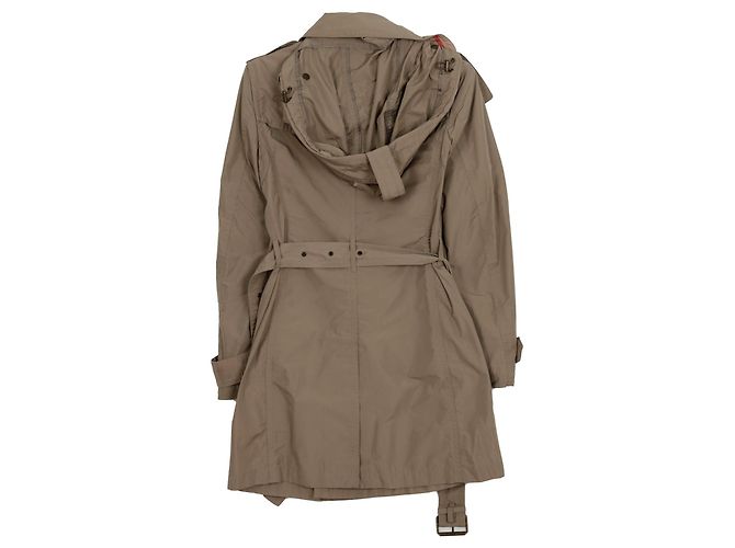 Burberry Abrigo trench con capucha Tamaño Castaño - vista 2