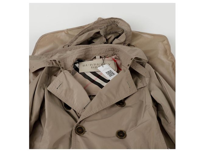 Burberry Abrigo trench con capucha Tamaño Castaño - vista 3