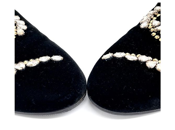 Giuseppe Zanotti Velvet Mules - Ansicht 2