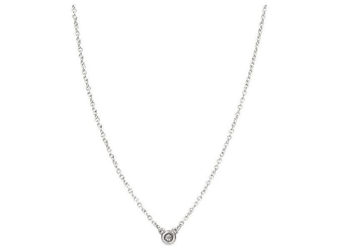 Tiffany & Co Colar Tiffany de prata com diamantes por metro - vista 2