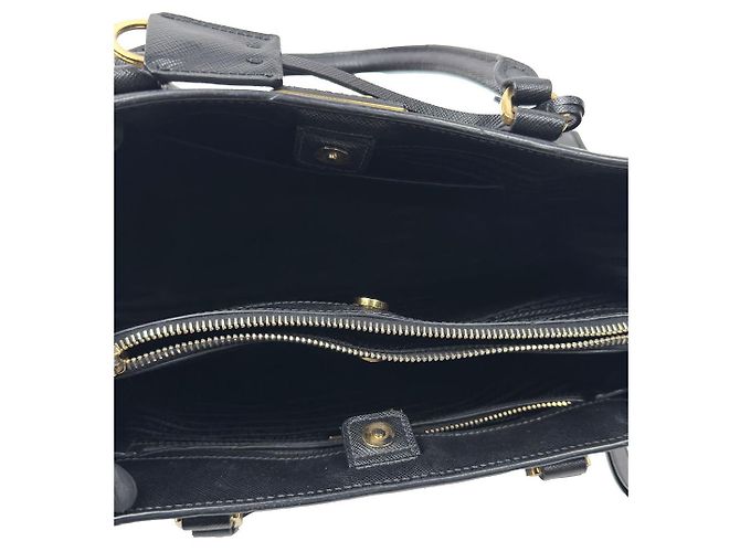 Prada Borsa Galleria Nera Nero - vista 8