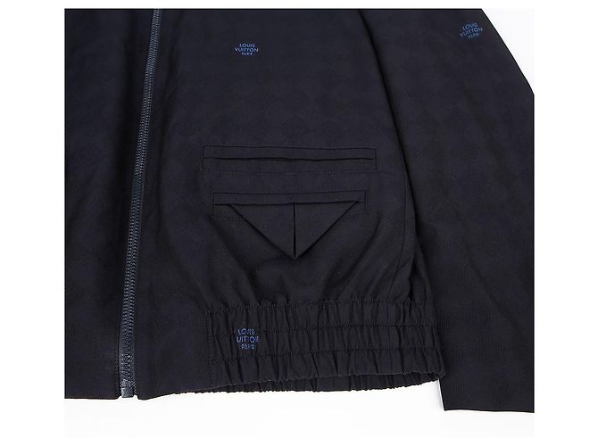 Louis Vuitton Giacca Blouson Damier Taglia Blu - vista 5