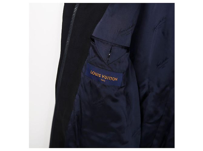 Louis Vuitton Giacca Blouson Damier Taglia Blu - vista 9