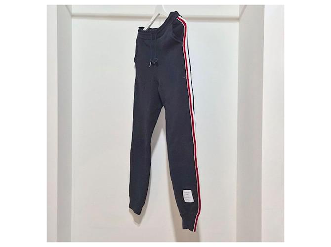 Thom Browne Loopback Stripe Sweatpants Blue - view 2