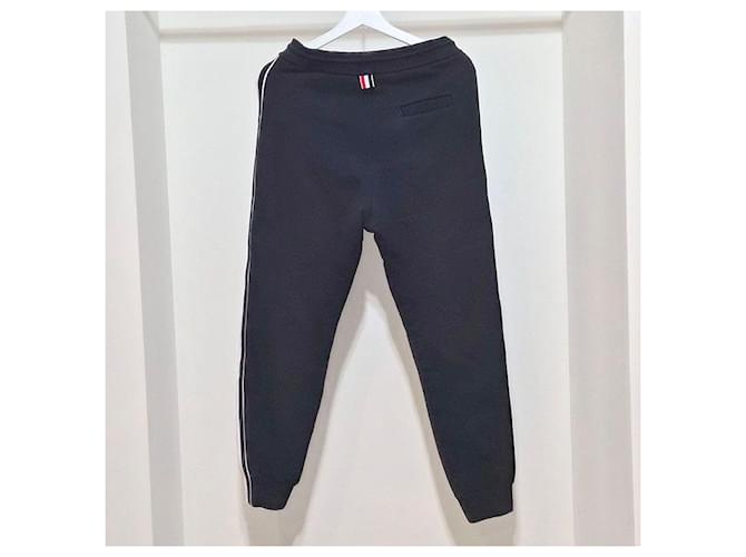 Thom Browne Loopback Stripe Sweatpants Blue - view 3