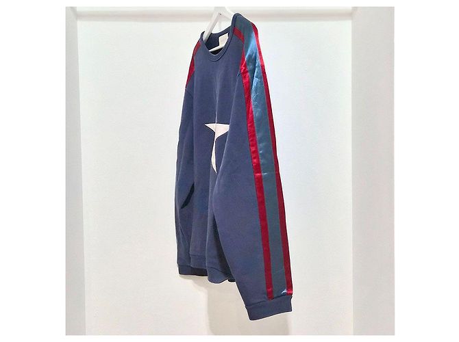 Gucci GG Star Rundhals-Sweatshirt Blau - Ansicht 2