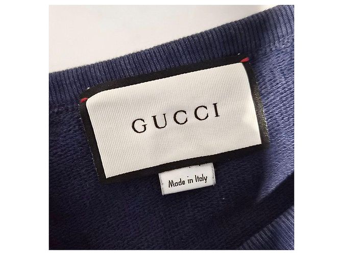 Gucci GG Star Rundhals-Sweatshirt Blau - Ansicht 6