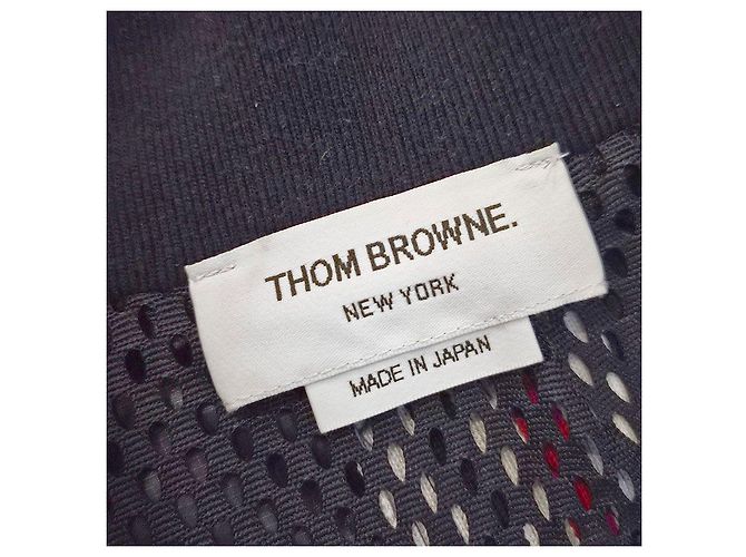 Thom Browne Centerback Stripe Ripstop Bomber Jacket Blue - view 6