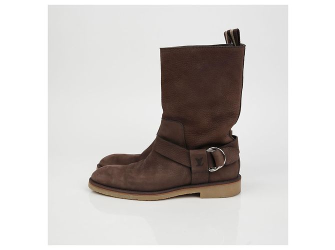 Louis Vuitton Suede Boots Size Brown - view 4
