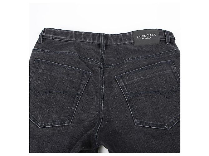 Balenciaga Ski-Jeanshose Größe Schwarz - Ansicht 6