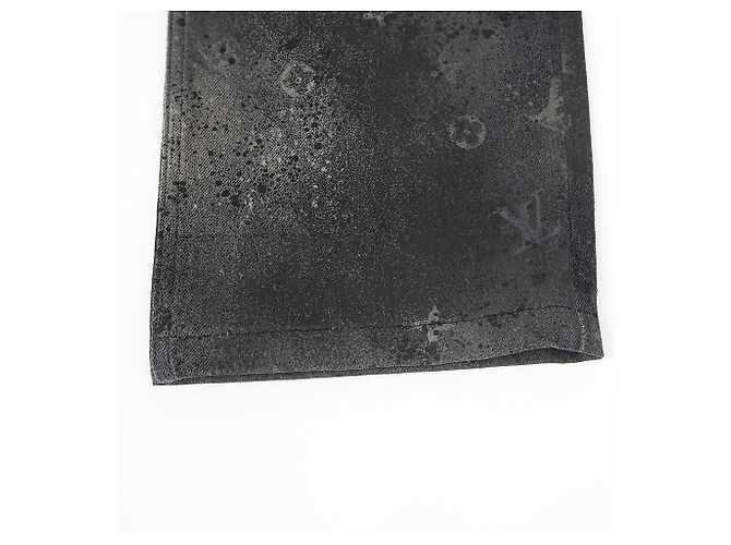 Louis Vuitton Spray Monogram Denim-Hose Größe Braun - Ansicht 5
