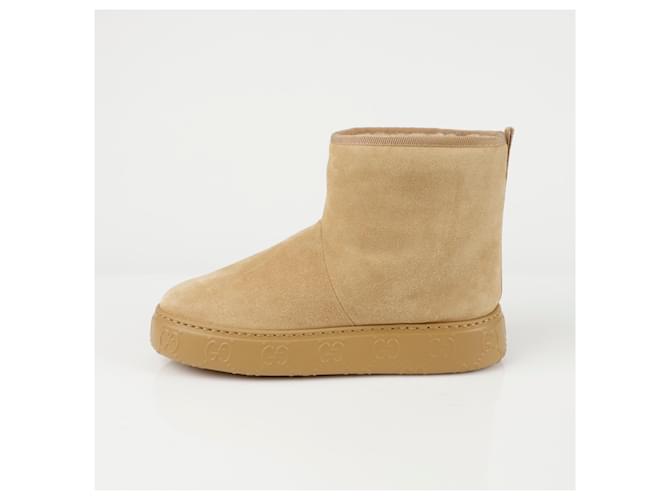 Gucci Botines GG Castaño - vista 3