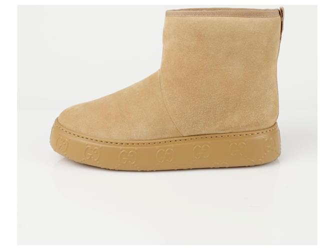 Gucci Botines GG Castaño - vista 5