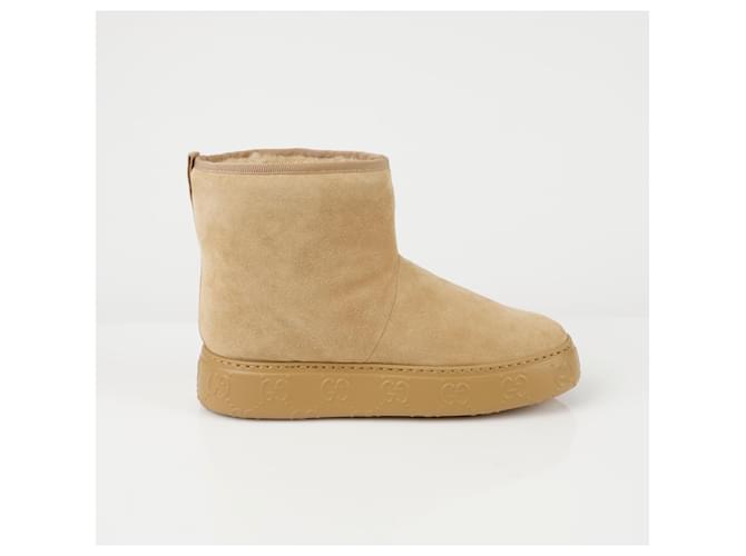Gucci Botines GG Castaño - vista 6
