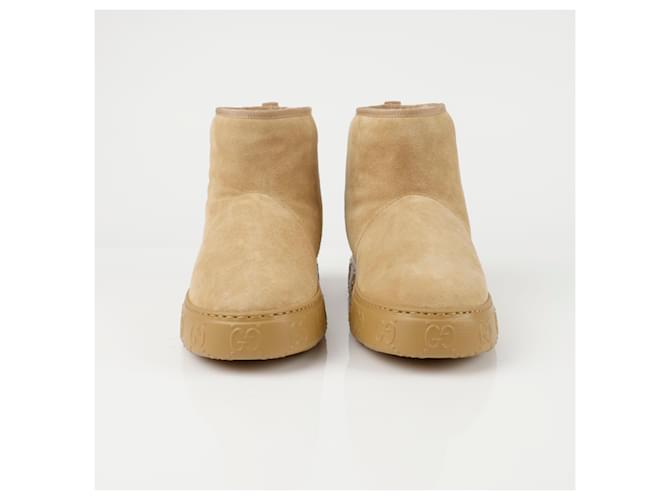 Gucci Botines GG Castaño - vista 8