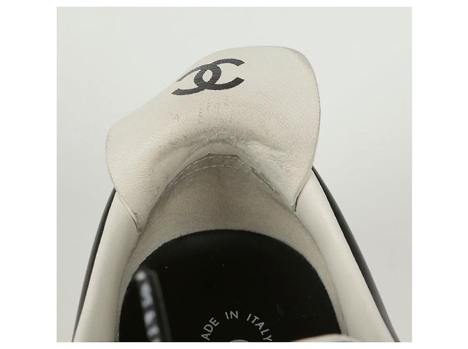 Chanel Sneakers in pizzo Nero - vista 12