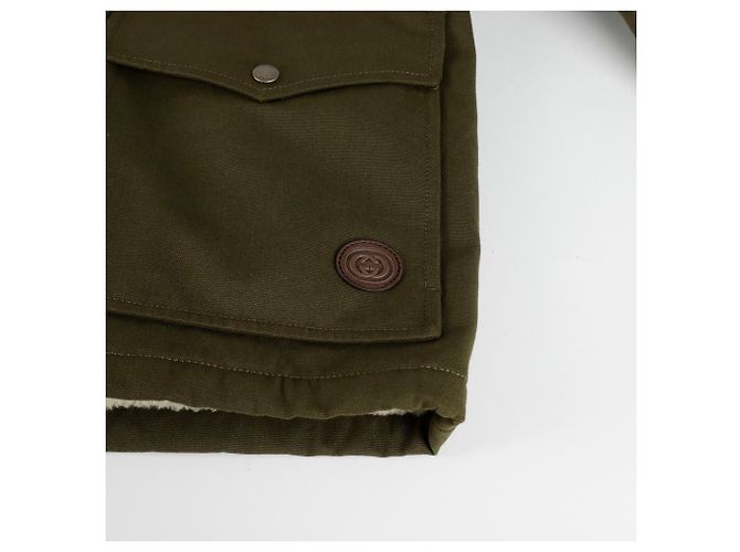 Gucci Canvas Jacke Größe Braun - Ansicht 8