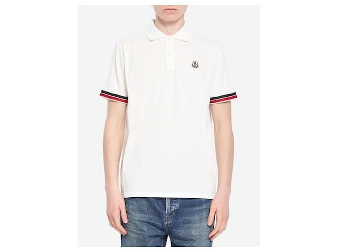 Moncler Polo-Shirt mit Logo-Patch Weiß - Ansicht 4