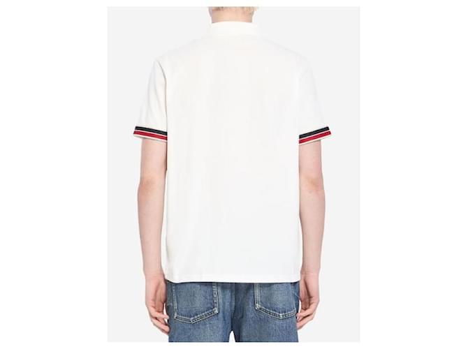 Moncler Polo-Shirt mit Logo-Patch Weiß - Ansicht 5