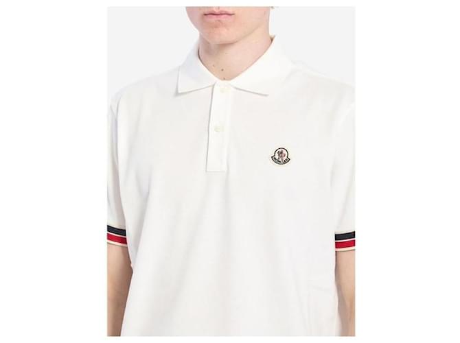 Moncler Polo-Shirt mit Logo-Patch Weiß - Ansicht 6