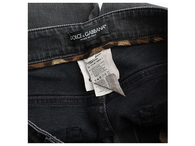 Dolce & Gabbana Graue Jeanshose Braun - Ansicht 3