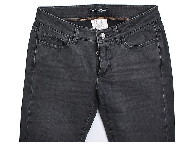 Dolce & Gabbana Graue Jeanshose Braun - Ansicht 4