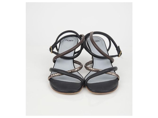 Fendi Primeras Sandalias de Tacón Tamaño Multicolor - vista 4